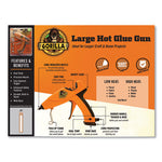 Dual Temp Hot Glue Gun, Orange/Black