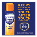 24-Hour Disinfecting Sanitizing Spray, Citrus Scent, 12.5 oz Aerosol Spray, 2/Pack