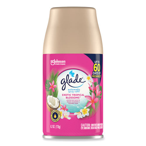 Automatic Air Freshener, Exotic Tropical Blossoms, 6.2 oz, 4/Carton