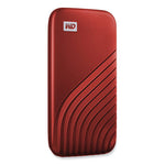 MY PASSPORT External Solid State Drive, 2 TB, USB 3.2, Red