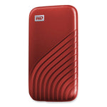 MY PASSPORT External Solid State Drive, 2 TB, USB 3.2, Red