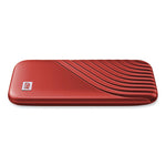 MY PASSPORT External Solid State Drive, 2 TB, USB 3.2, Red