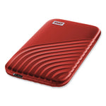 MY PASSPORT External Solid State Drive, 2 TB, USB 3.2, Red