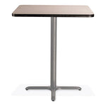 Cafe Table, 36w x 36d x 42h, Square Top/X-Base, Gray Nebula Top, Gray Base, Ships in 7-10 Business Days