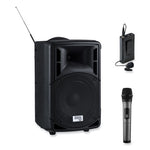 Wireless PA System with Wireless Tie Clip Microphone, 40 W, Black, Ships in 1-3 Business Days