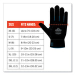 ProFlex 7551 ANSI A5 Coated Waterproof CR Gloves, Small, Orange, Pair, Ships in 1-3 Business Days