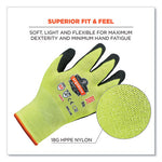 ProFlex 7021 Hi-Vis Nitrile-Coated CR Gloves, Lime, Small, Pair, Ships in 1-3 Business Days