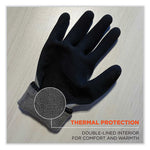 ProFlex 7501-CASE Coated Waterproof Winter Gloves, Gray, X-Large, 144 Pairs/Carton, Ships in 1-3 Business Days