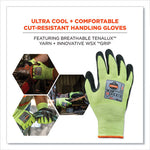 ProFlex 7041-CASE ANSI A4 Nitrile Coated CR Gloves, Lime, Medium, 144 Pairs/Carton, Ships in 1-3 Business Days