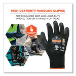 ProFlex 7001 Nitrile-Coated Gloves, Black, Medium, Pair, Ships in 1-3 Business Days