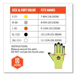 ProFlex 7021-CASE Hi-Vis Nitrile Coated CR Gloves, Lime, Medium, 144 Pairs/Carton, Ships in 1-3 Business Days