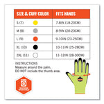 ProFlex 7021-CASE Hi-Vis Nitrile Coated CR Gloves, Lime, X-Large, 144 Pairs/Carton, Ships in 1-3 Business Days