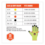 ProFlex 7022 ANSI A2 Coated CR Gloves DSX, Lime, Medium, Pair, Ships in 1-3 Business Days