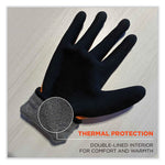 ProFlex 7551-CASE ANSI A5 Coated Waterproof CR Gloves, Orange, Medium, 144 Pairs/Carton, Ships in 1-3 Business Days