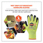 ProFlex 7021 Hi-Vis Nitrile-Coated CR Gloves, Lime, X-Large, Pair, Ships in 1-3 Business Days