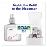 ES4 Soap Push-Style Dispenser, 1,200 mL, 4.88 x 8.8 x 11.38, White