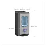 CS6 Soap Touch-Free Dispenser, 1,200 mL, 4.88 x 8.8 x 11.38, Graphite