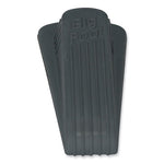 Big Foot Doorstop, No Slip Rubber Wedge, 2.25w x 4.75d x 1.25h, Gray