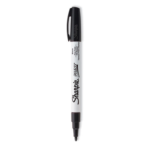 Permanent Paint Marker, Fine Bullet Tip, Black