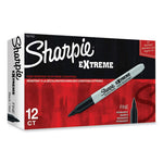 Extreme Marker, Fine Bullet Tip, Black, Dozen