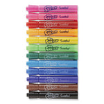 Scented Watercolor Marker, Broad Chisel Tip, Assorted Colors, 12/Set