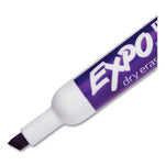 Low-Odor Dry-Erase Marker, Broad Chisel Tip, Purple