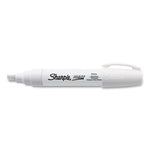 Permanent Paint Marker, Extra-Broad Chisel Tip, White