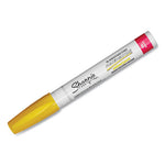 Permanent Paint Marker, Medium Bullet Tip, Yellow