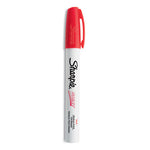 Permanent Paint Marker, Medium Bullet Tip, Red