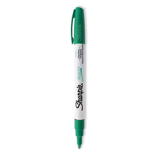 Permanent Paint Marker, Fine Bullet Tip, Green