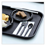 Heavyweight Wrapped Polystyrene Cutlery, Knife, Black, 1,000/Carton