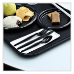 Heavyweight Wrapped Polystyrene Cutlery, Knife, Black, 1,000/Carton