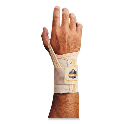 ProFlex 4000 Single Strap Wrist Support, Medium, Fits Left Hand, Tan, Ships in 1-3 Business Days