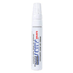 Permanent Marker, Broad Chisel Tip, White