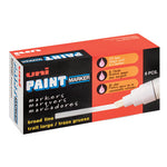 Permanent Marker, Broad Chisel Tip, White