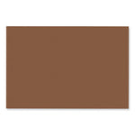 SunWorks Construction Paper, 50 lb Text Weight, 12 x 18, Brown, 50/Pack