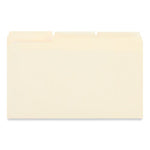 Reinforced Top Tab Fastener Folders, 0.75" Expansion, 1 Fastener, Legal Size, Manila Exterior, 50/Box