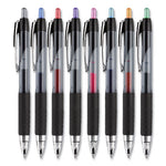 Signo 207 Gel Pen, Retractable, Medium 0.7 mm, Assorted Ink and Barrel Colors, 8/Pack