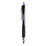 Signo 207 Gel Pen, Retractable, Medium 0.7 mm, Blue Ink, Smoke/Black/Blue Barrel, 36/Box