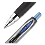 Signo 207 Gel Pen, Retractable, Medium 0.7 mm, Blue Ink, Smoke/Black/Blue Barrel, 36/Box