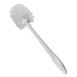 Toilet Bowl Brush, 10" Handle, White