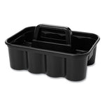 Commercial Deluxe Carry Caddy, Eight Compartments, 15 x 7.4, Black