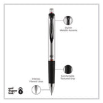 207 Impact Gel Pen, Retractable, Bold 1 mm, Red Ink, Black/Red Barrel