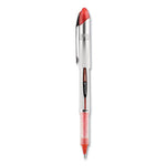 VISION ELITE Hybrid Gel Pen, Stick, Bold 0.8 mm, Red Ink, White/Red/Clear Barrel