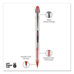 VISION ELITE Hybrid Gel Pen, Stick, Bold 0.8 mm, Red Ink, White/Red/Clear Barrel