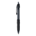 Power Tank RT Ballpoint Pen, Retractable, Bold 1 mm, Black Ink, Smoke/Black Barrel, Dozen