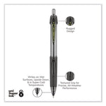 Power Tank RT Ballpoint Pen, Retractable, Bold 1 mm, Black Ink, Smoke/Black Barrel, Dozen