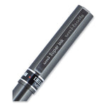 Deluxe Roller Ball Pen, Stick, Extra-Fine 0.5 mm, Black Ink, Metallic Gray/Black Barrel, Dozen