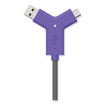 Swytch, USB-C, Purple/Black