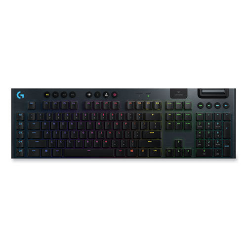 G915 LIGHTSPEED Wireless RGB Mechanical Gaming Keyboard, Linear Switch, Black